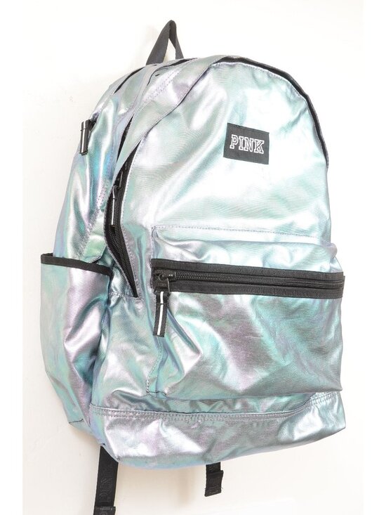 Victoria\'s Secret PINK Large Mermaid Iridescent Campus School Cheer Backpack main image 4